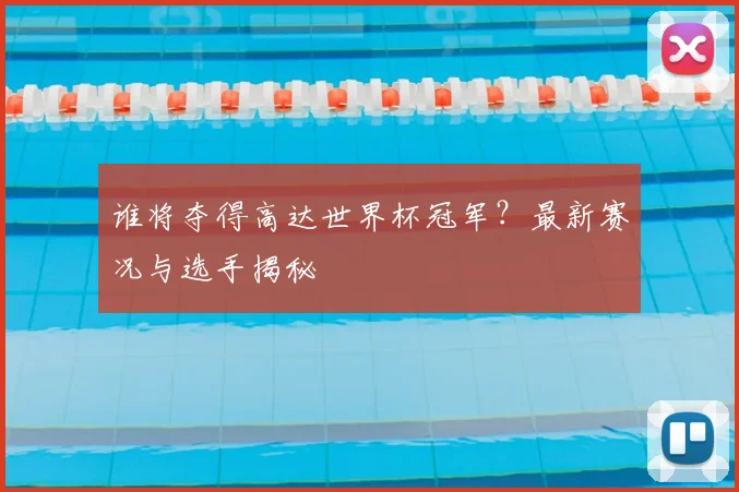 谁将夺得高达世界杯冠军？最新赛况与选手揭秘